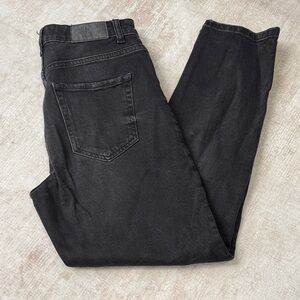 Zara Women's Straight Leg Black Jeans